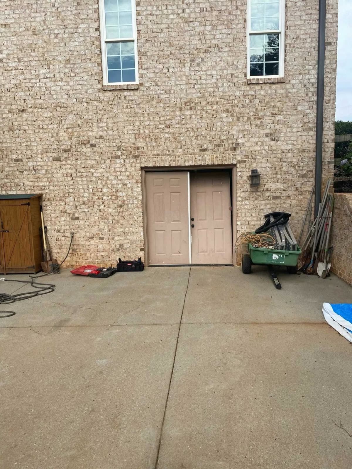 Custom double door installation near Yadkinville NC